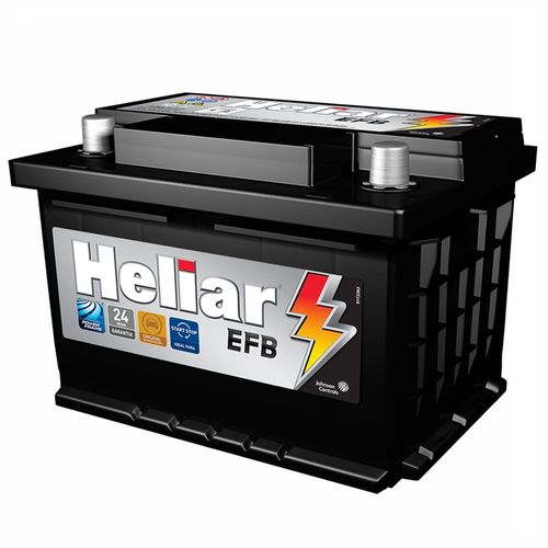 Bateria Heliar 72AMP Tecnologia Start Stop (EFB) 72 AH – HFB72PD