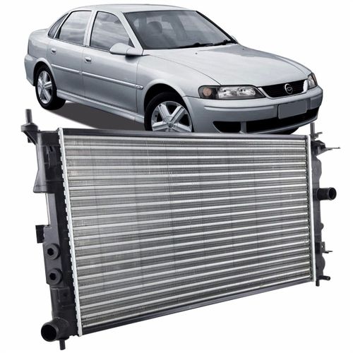 Radiador Delphi Chevrolet Vectra 2.0 e 2.2 97 até 2005 Todos com Ar Condicionado