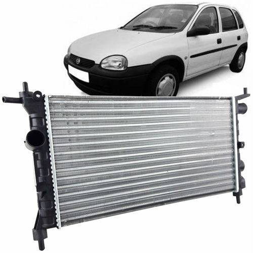 Radiador Denso Chevrolet Corsa 1.0, 1.4, 1.6 8v 94 até 2002 Todos sem Ar Condicionado