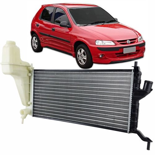 Radiador Importado Chevrolet Celta 1.0 e 1.4 2000 até 2006 com Ar Condicionado