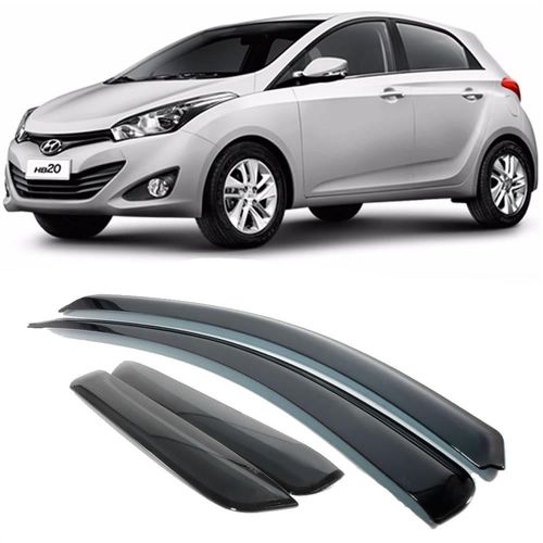 Calha de Chuva 4 Portas Hyundai HB20 Hatch 2012 até 2018