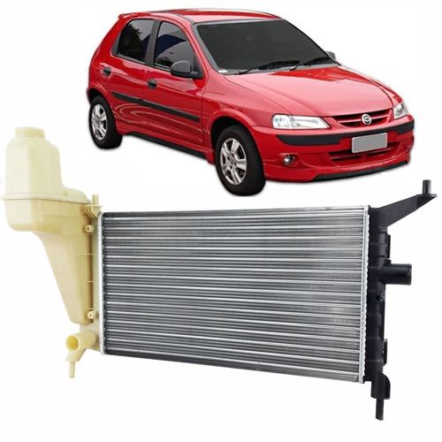 Radiador Visconde Chevrolet Celta 1.0 e 1.4 2000 até 2006 sem Ar Condicionado