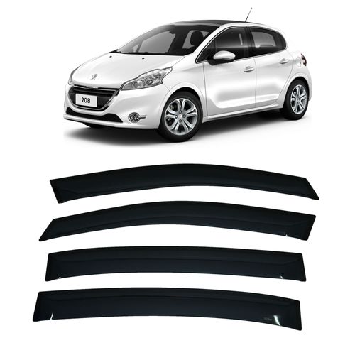 Calha de Chuva 4 Portas Peugeot 208 2013 até 2018
