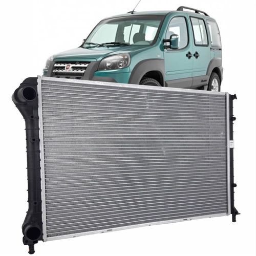 Radiador Fiat Doblo Todos 2001 até 2018 Inclusive Versão Adventure e Doblo EtorQ