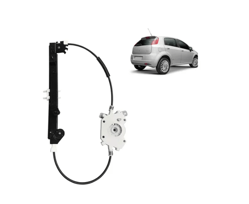 Maquina Vidro Punto Traseira Todos Esquerda P/motor Original