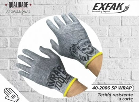 LUVA RESISTENTE A CORTE WRAP GG 40-2006SP EXFAK