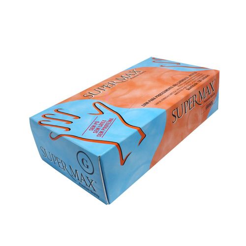 LUVA NITRILICA AZUL G 100 UN SUPERMAX