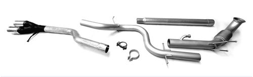 Downpipe + Catback Esportivo Jetta Mk6 Tsi 2.0 211 Cv Aço Carbono