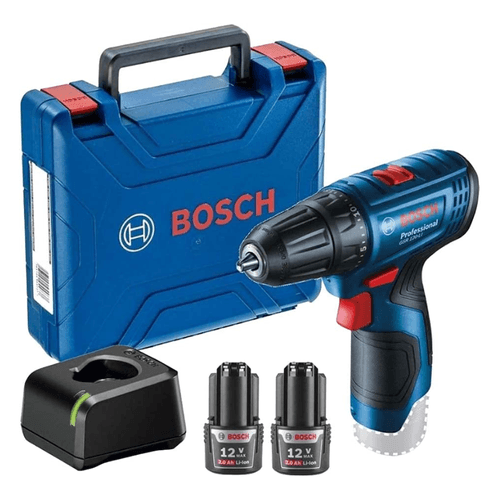 Parafusadeira e Furadeira 12V GSR 120-LI com Maleta + 02 Brocas - Bosch