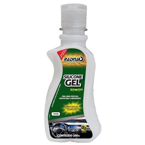 Silicone Automotivo Gel Radnaq 200g Ideal Para Superfícies Plásticas E Emborrachadas RADNAQ RQ7018