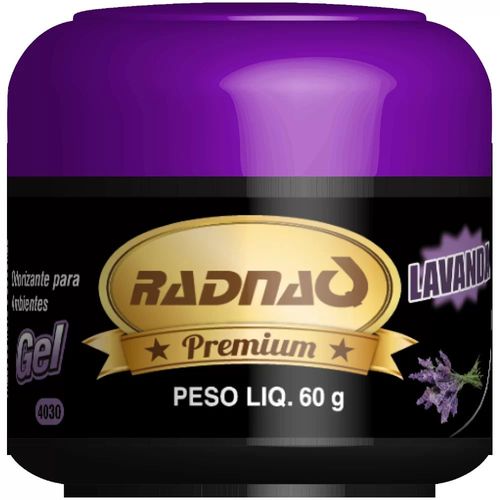 Odorizante Gel Lavanda 60g RADNAQ RQ4030