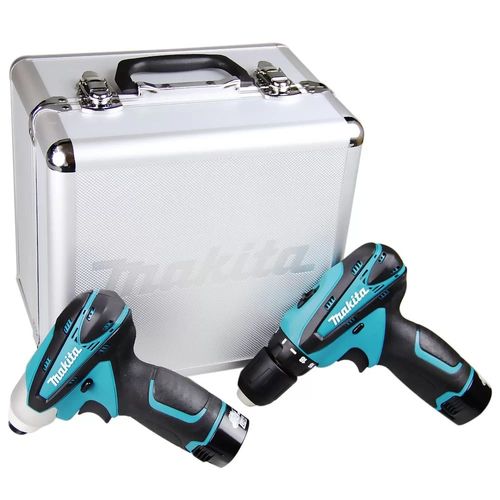 Combo de Parafusadeira Impacto e Furadeira Parafusadeira 12V Li-ion Bivolt com Maleta -Makita-LCT204
