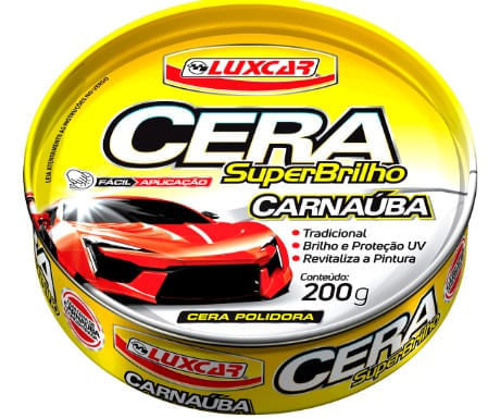 Cera Automotiva Carnaúba em Pasta SuperBrilho Luxcar 4267