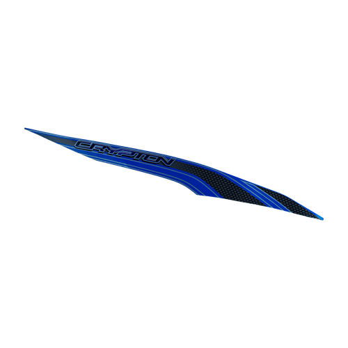 Adesivo Tampa Lateral Direita Azul Crypton 115 Original Yamaha