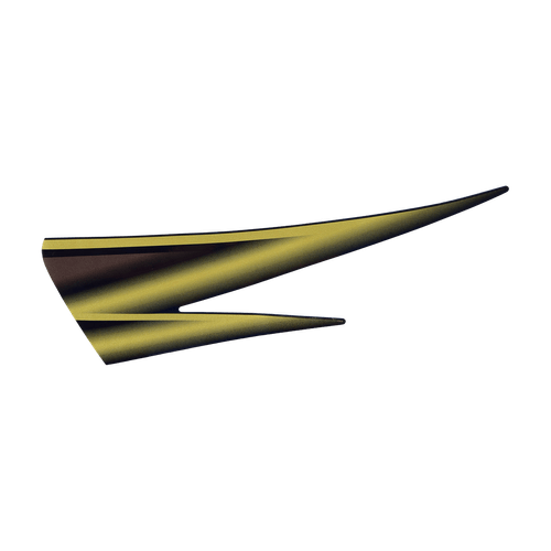 Faixa Adesivo Esq do Tanque YBR 125 06 Azul Original Yamaha