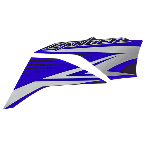 Adesivo Aba do Tanque Direito Preto Lander 250 2011 Original Yamaha