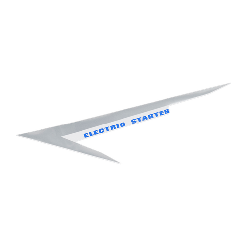 Faixa Adesivo Tampa Lat Esq XT 225 Prata 02 Original Yamaha