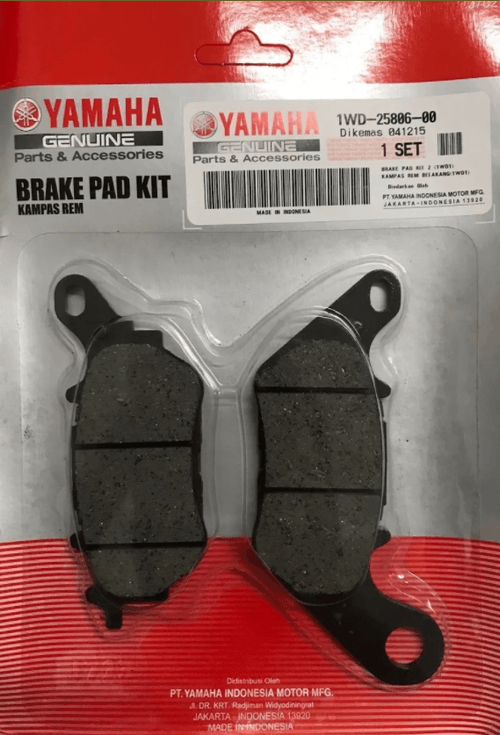 Pastilha de Freio Traseiro YZF R3 MT 03 Original Yamaha
