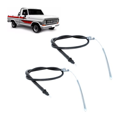 Par Cabo Freio Traseiro F1000 1972 A 1991 F100 1971 A 1987