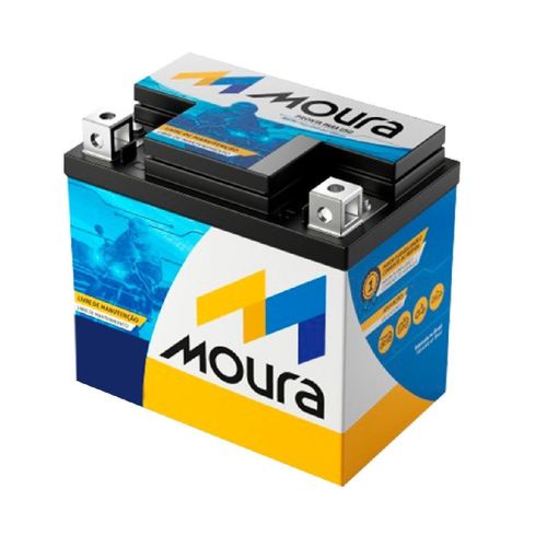 Bateria AGM Moto Moura 12V 6Ah MA6-D DR250S EP ER DR350SE GZ250 RV125 TU250X TRAXX FLY MONTEZ SKY