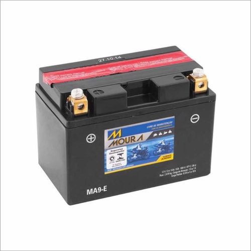 Bateria AGM Moto Moura 12V 9Ah MA9-E 1000 650R Z1000 KTM ADVENTURE RC8 DUKE SUPERENDURO KYMCO
