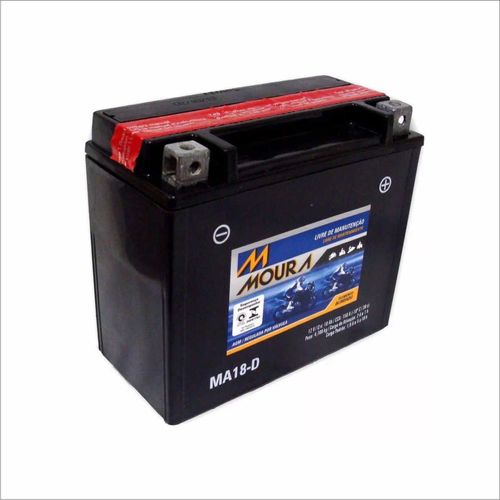 Bateria AGM Moto Moura 12V 18Ah MA18-D 40FB BIG BEAR 40FW AUTOMATIC 45FG GRIZZLY 45FX WOLVERINE