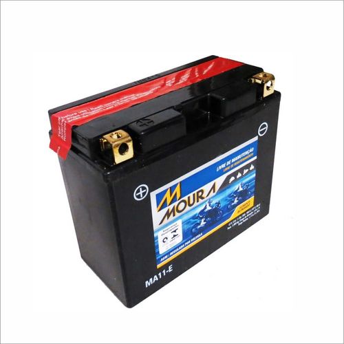 Bateria AGM Moto Moura 12V 11Ah MA11-E 17AT ROAD STAR SILVERADO 17P WARRIOR XVS V-STAR 650 YZF R1 R6