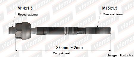 Barra Axial Toyota Corolla 2008 Eletro Mecanico