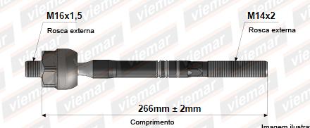 Barra Axial Fiat Palio 2010 A 2016 Dir. Hidraulica