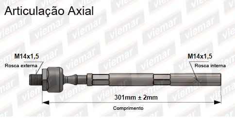 Barra Axial Peugeot 206 207 98