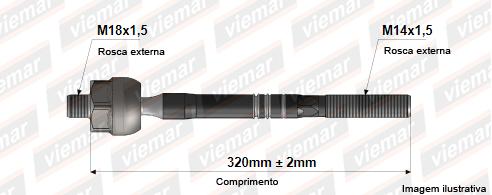 Barra Axial S-10 12 Trailblazer 12