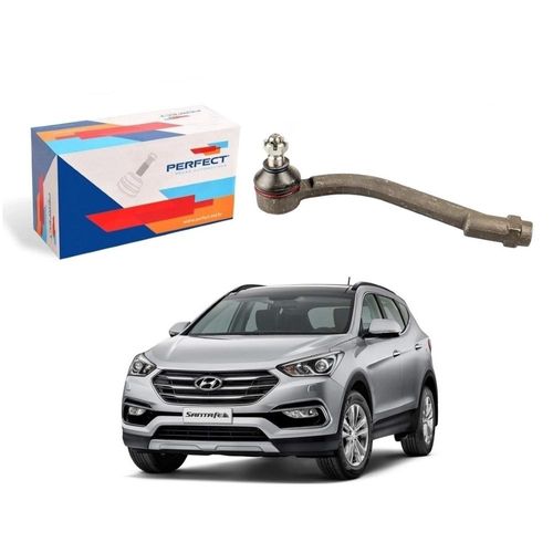 Ponteira Direcao Hyundai Santa Fe 3.3 24V 2013 A 2018 Esq