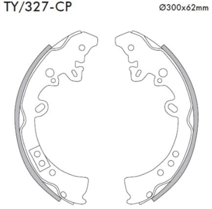 Sapatas Freio Toyota Hilux Srv 2005 Sw4 2005