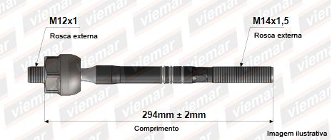 Barra Axial Renault Scenic 99 Dir.Hidraulica