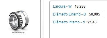 Rolam Roda Diant S-10 96 Ext F-1000 92 4X2 Ext