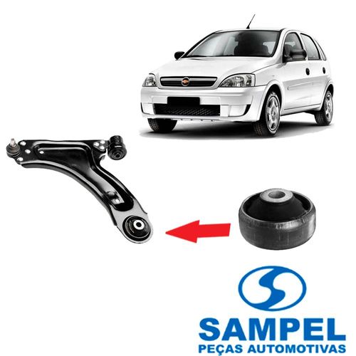 Bucha Bandeja Dianteira Novo Corsa 2002 A 2012 Parte Tras
