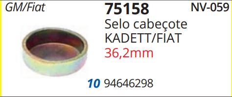 Selo Bloco Universal 36,20Mm