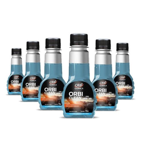 Limpa Vidros Para-brisa Orbi Clean 100ml - 6 Peças