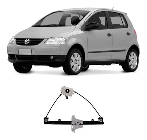 Máquina Vidro Elétrico Dianteiro Direito Fox 2003 Em Diante