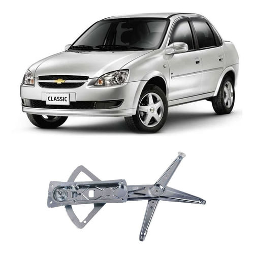 Máquina Vidro Mecânica Esquerda Corsa 1994 Em Diante