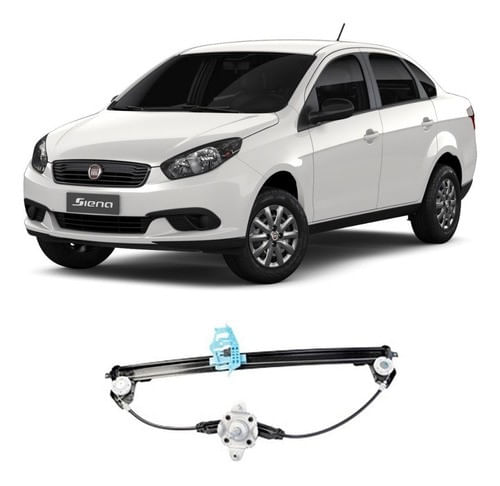 Máquina Vidro Mecânico Direito Grand Siena 2012 Em Diante