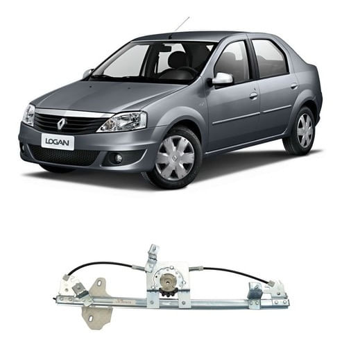 Máquina Vidro Elétrico Direito Logan 2007 Em Diante