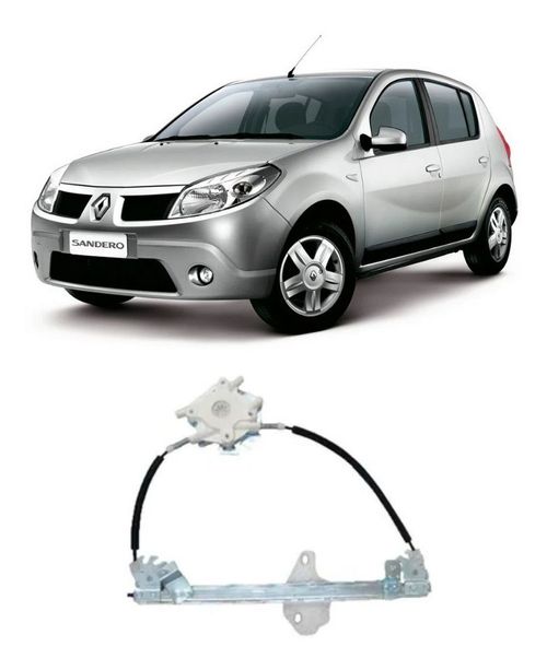 Máquina Vidro Elétrica Traseira Esquerda Sandero 2007/2014