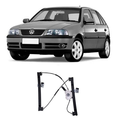 Máquina Vidro Elétrica Esquerda Gol Saveiro 1997 Em Diante
