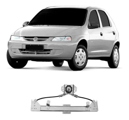 Máquina Vidro Mecânica Esquerda Celta 2002/2006 C/ Pino Alto