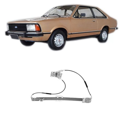 Máquina Vidro Mecânica Esquerda Belina 1982/1991 Corcel