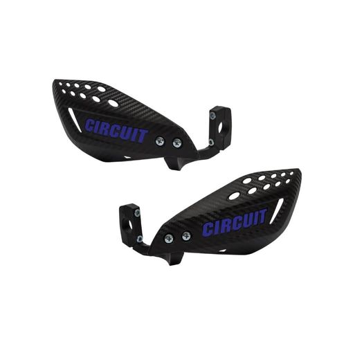Protetor de Mão Vector Haste Injetada T-Rex Carbon/Azul - Circuit