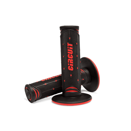 Manopla Jupiter Racing Preto/Vermelho - Circuit