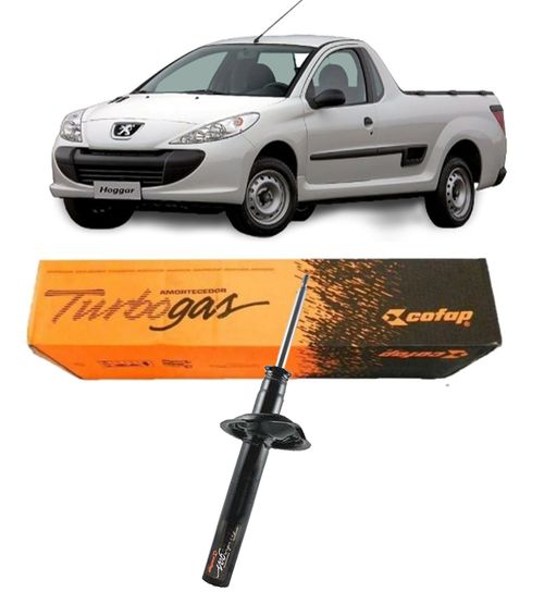 Amortecedor Dianteiro Peugeot Hoggar 2010 A 2014 Esquerdo