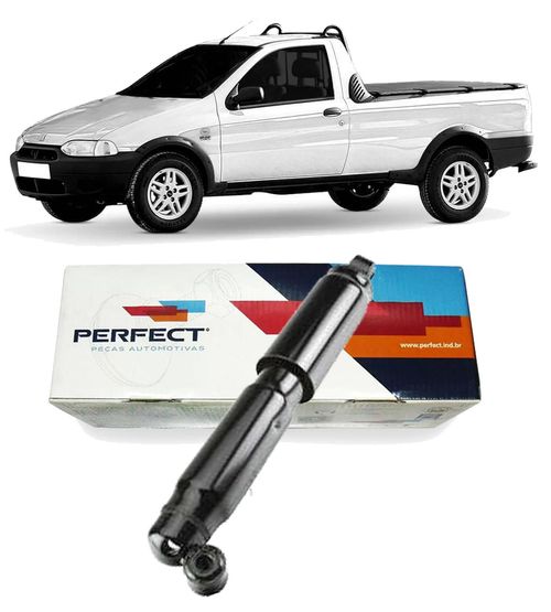 Amortecedor Traseiro Fiat Strada 1998 Exceto Adventure Lock
